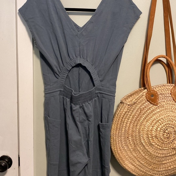 Patagonia Slate Blue Jumpsuit - Organic Cotton - XS - With pockets front & back - Picture 8 of 11